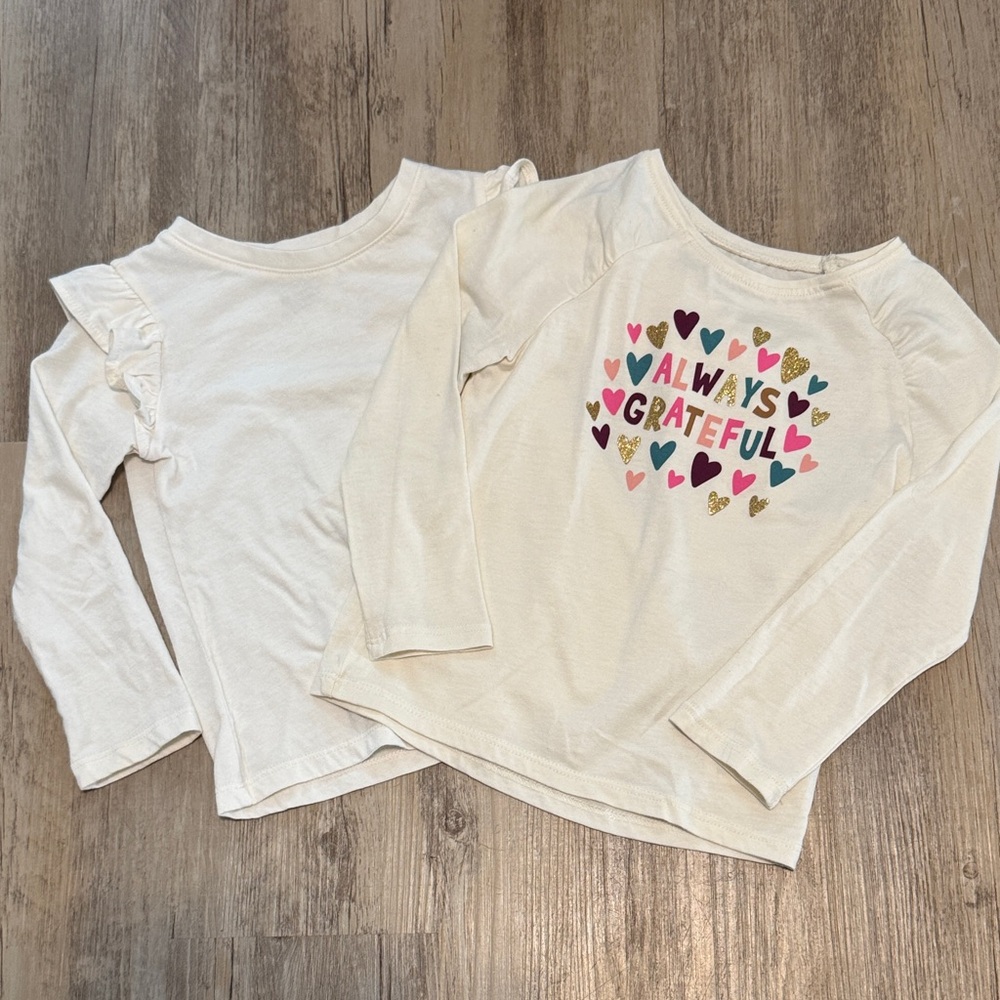 Garanimals Toddler Girl Long Sleeve Shirts GUC 3t